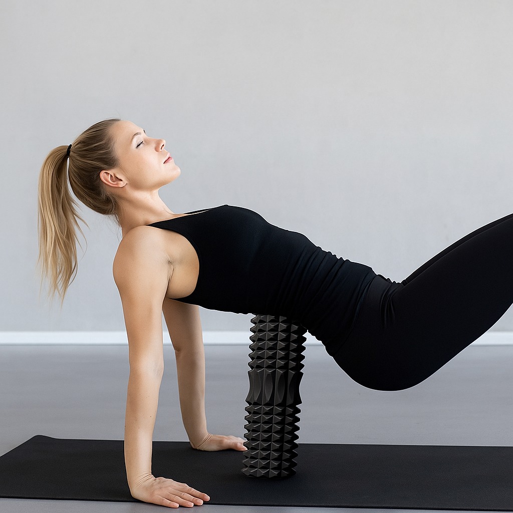 Yoga Fitness Exercises - EVA Foam Fitness Back Roll Trigger