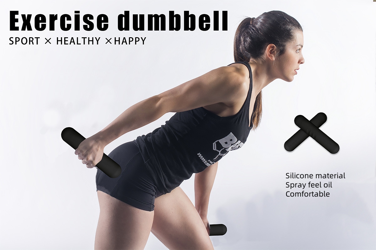 Yoga Fitness Power Yoga - Barbell Bar Beam Silicone Dumbbell Power