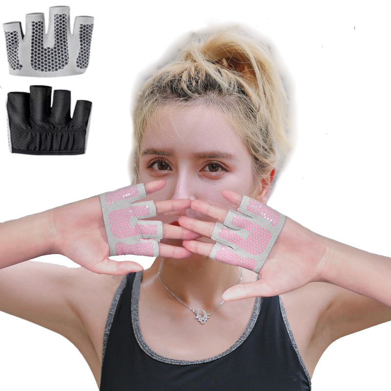 Yoga Fitness Power Yoga - Gym Fitness Half Finger Gloves Men