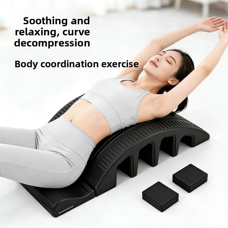 Yoga Fitness Exercises - Pilates Upgraded Spine Corrector, Lumbar Stretching,