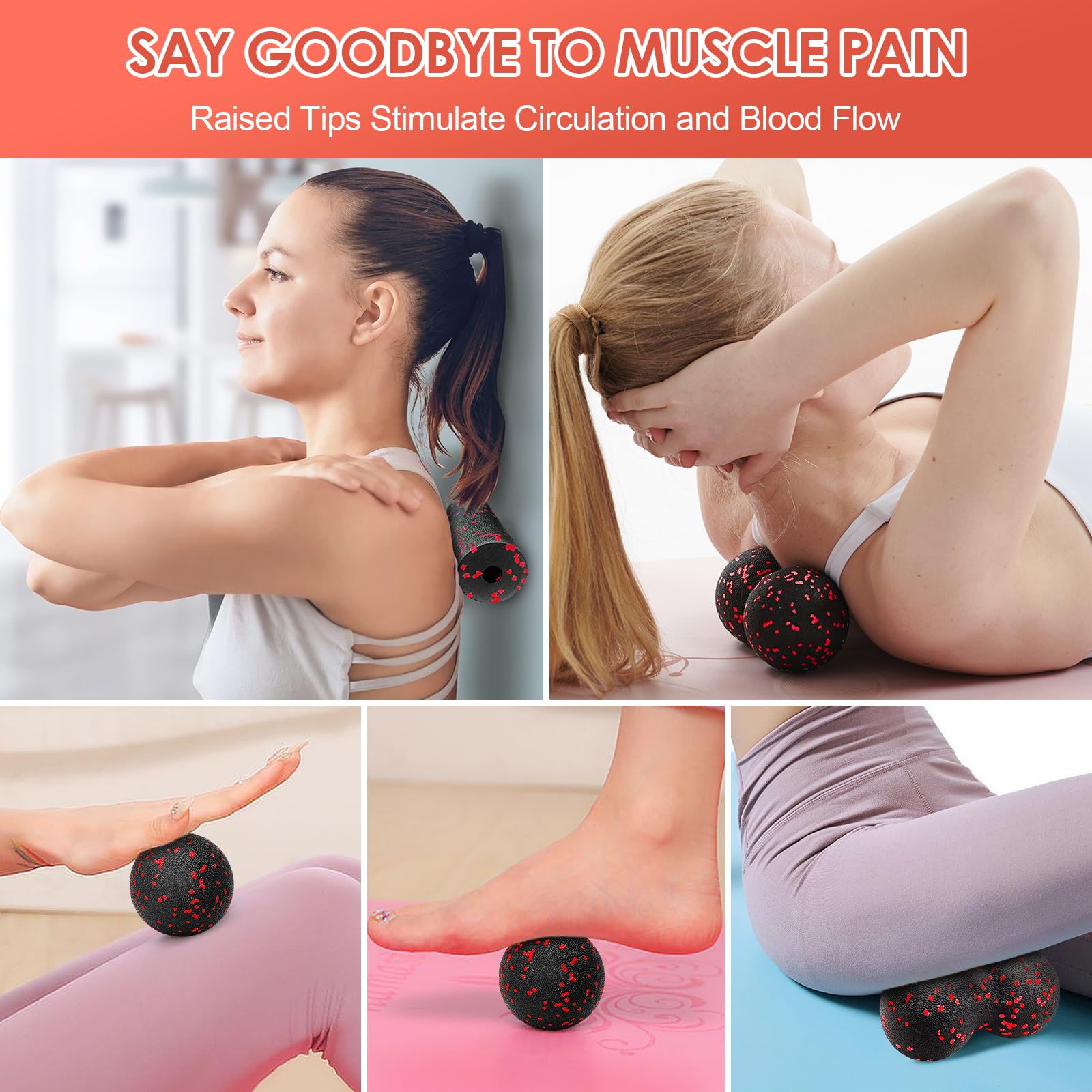 Hollow Yoga Roller Massage Pea - огляд і ціна Yoga Fitness Kit