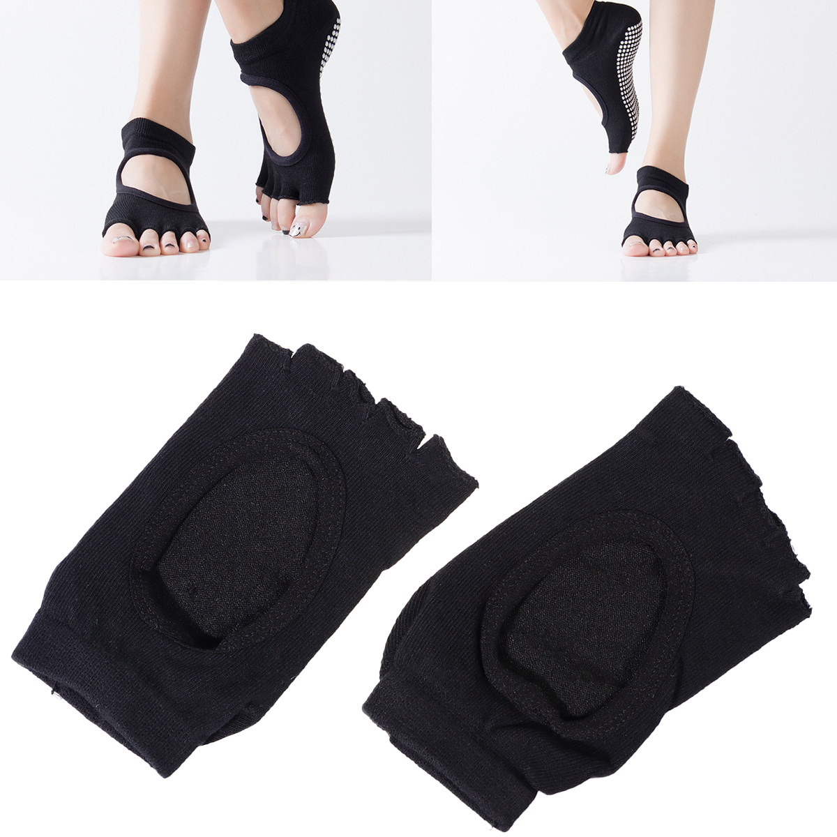 1Pair Yoga Socks Five Finger H - огляд і ціна Yoga Fitness Exercises
