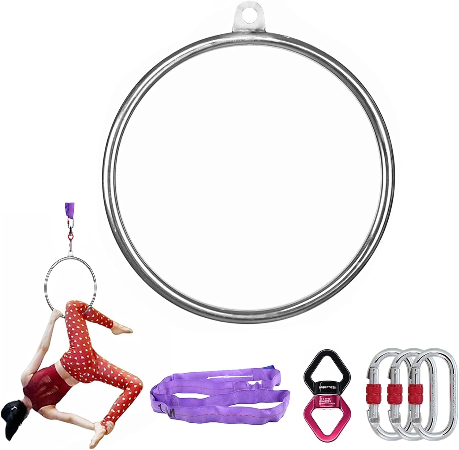 50cm Aerial Hoop Mini Lyra Kit - огляд і ціна Yoga Fitness Kit