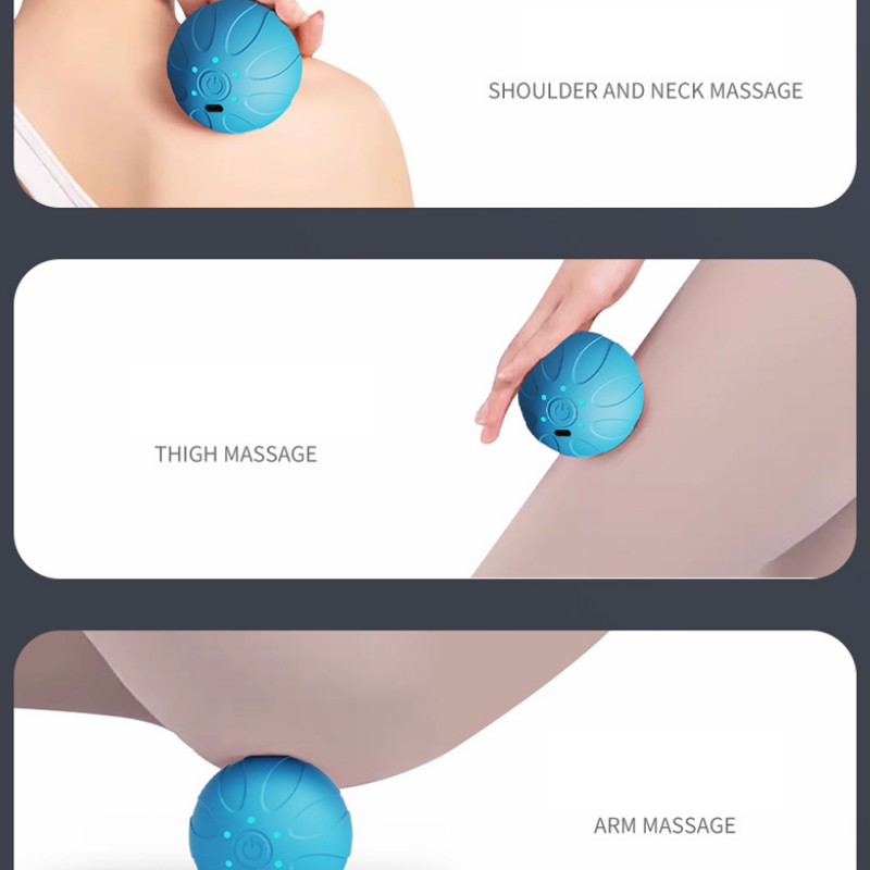 New Vibrating Massage Ball Han - огляд і ціна Yoga Fitness Kit
