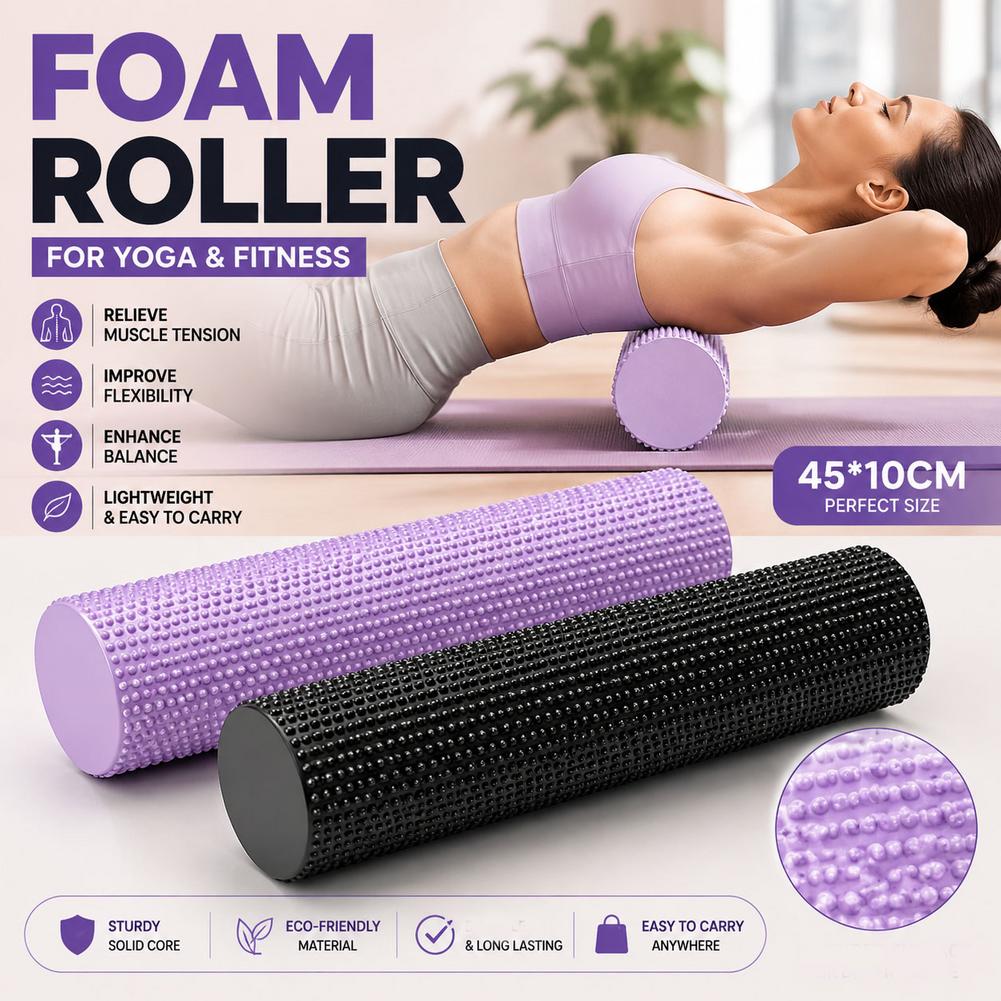 EVA High Density Yoga Foam Rol - огляд і ціна Yoga Fitness Exercises