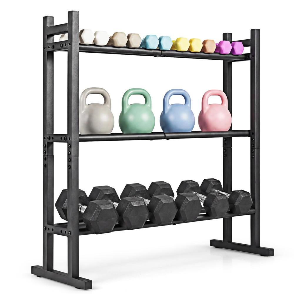 Heavy Duty 3-Tier Dumbbell Rac - огляд і ціна Adjustable Dumbbells