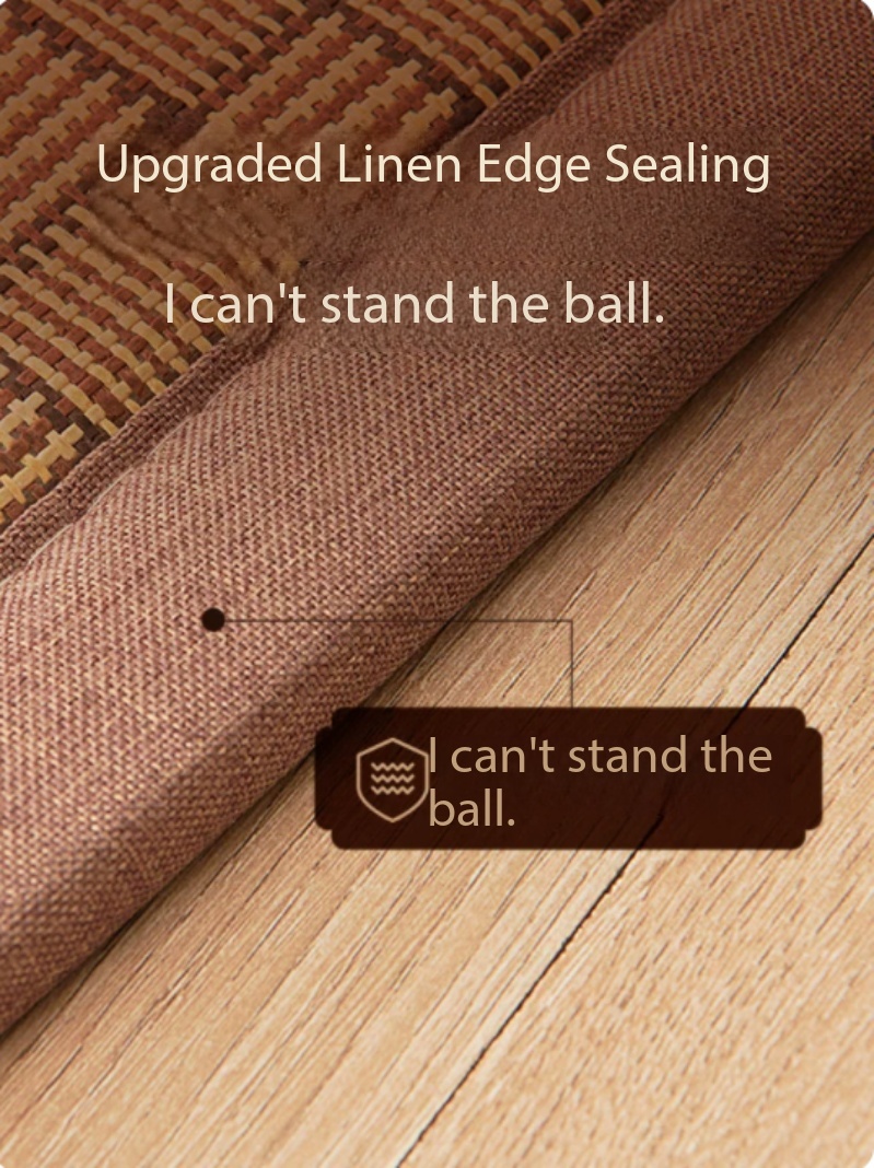 Natural Rattan & Linen Weave M - огляд і ціна Thick Yoga Mat