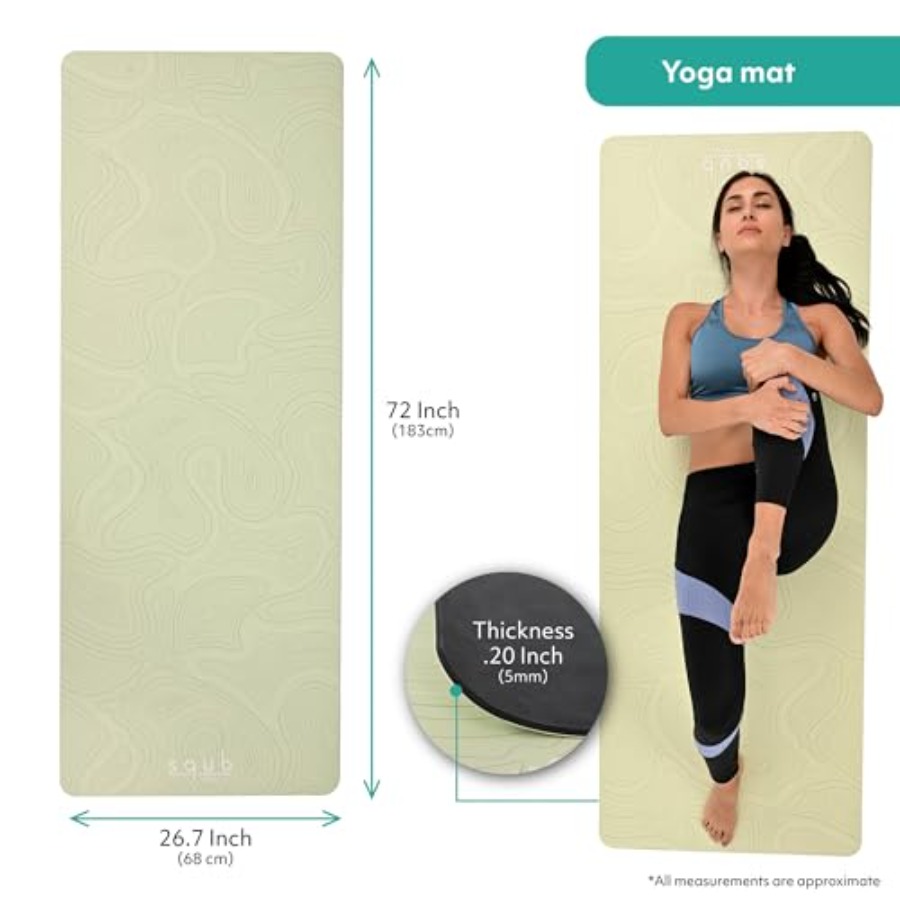 Yoga Mat for Pilates Fitness T - огляд і ціна Thick Yoga Mat