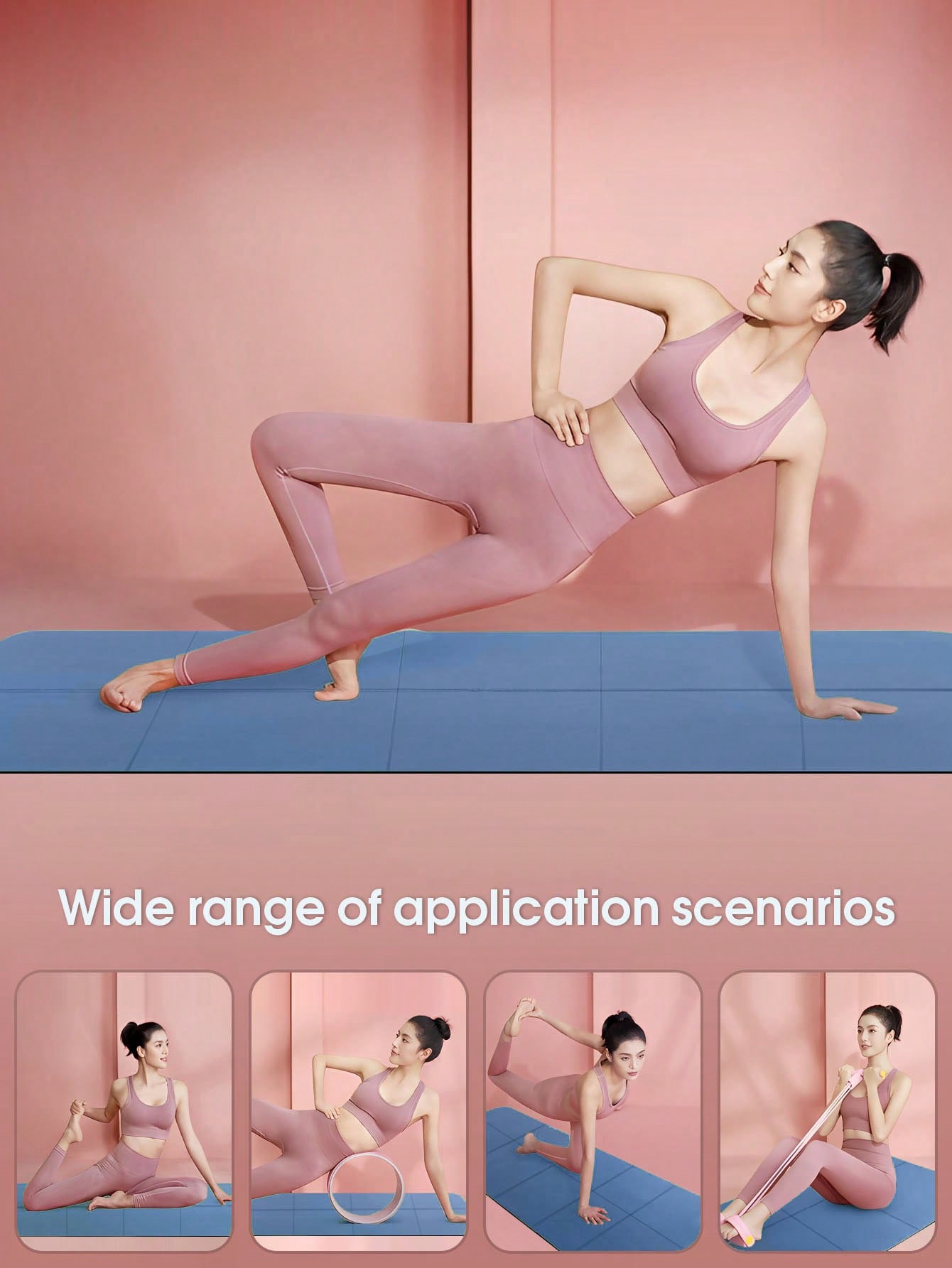 Foldable Yoga Mat Dark Blue Ec - огляд і ціна Thick Yoga Mat