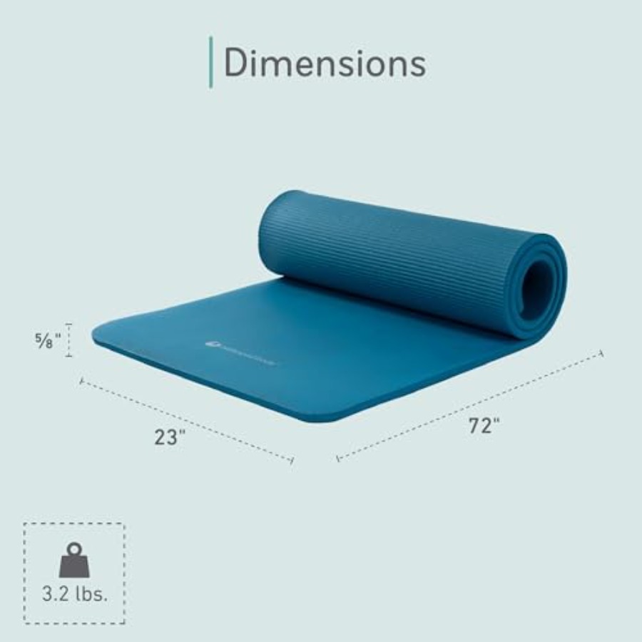 Pilates and yoga mat for studi - огляд і ціна Thick Yoga Mat