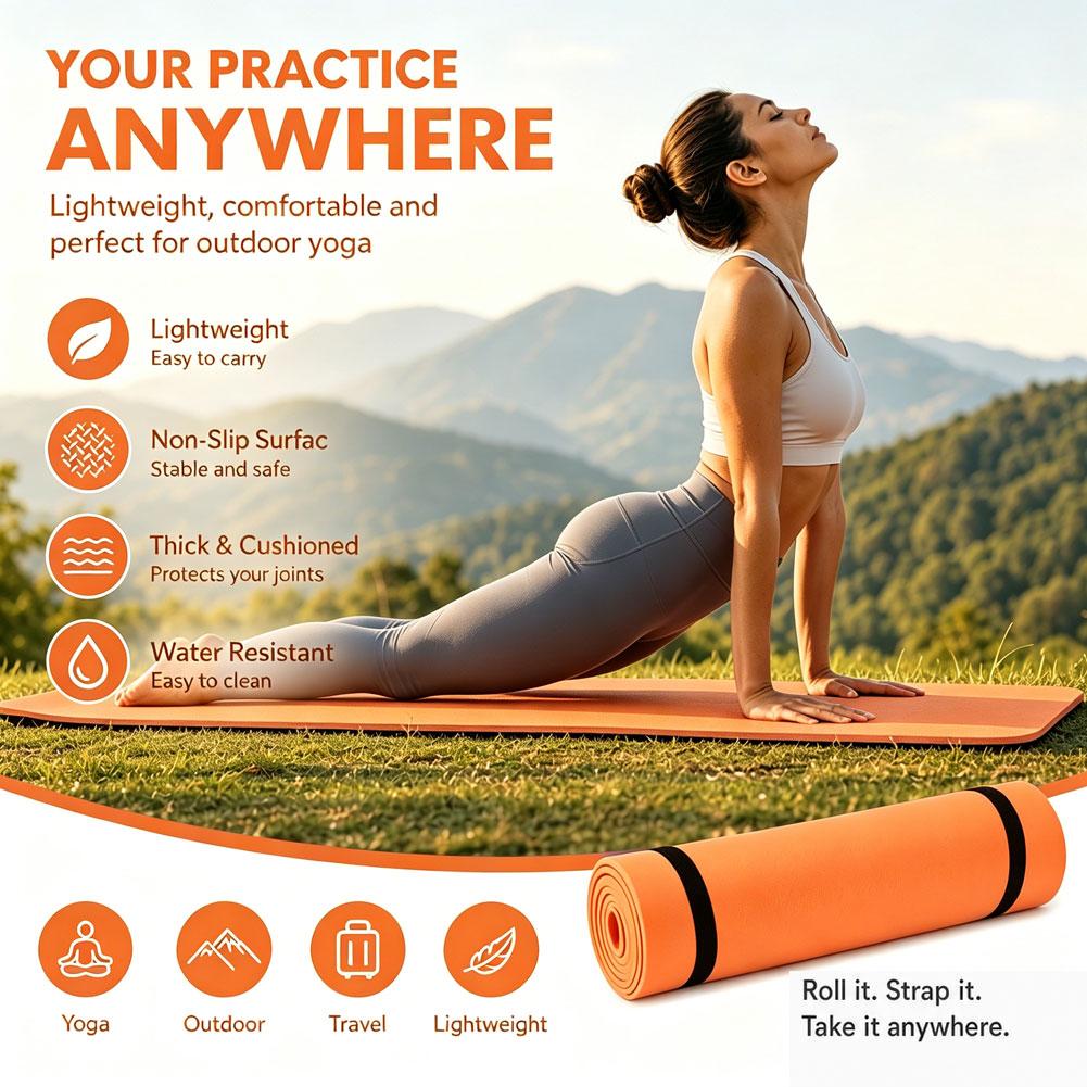 1/2Pcs Thick Yoga Mat Anti-ski - огляд і ціна Thick Yoga Mat