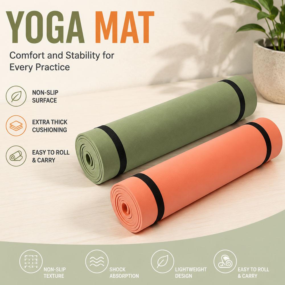 1/2Pcs Thick Yoga Mat Anti-ski - огляд і ціна Thick Yoga Mat