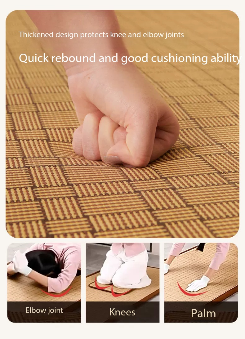Large Anti-slip Natural Rattan - огляд і ціна Thick Yoga Mat