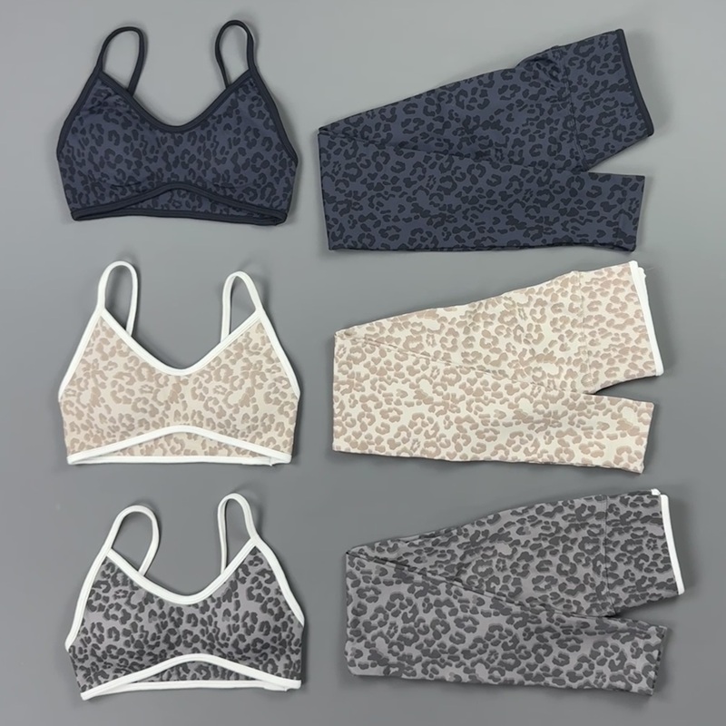 2 Pieces Yoga Set Women Leopar - огляд і ціна Yoga Fitness Kit