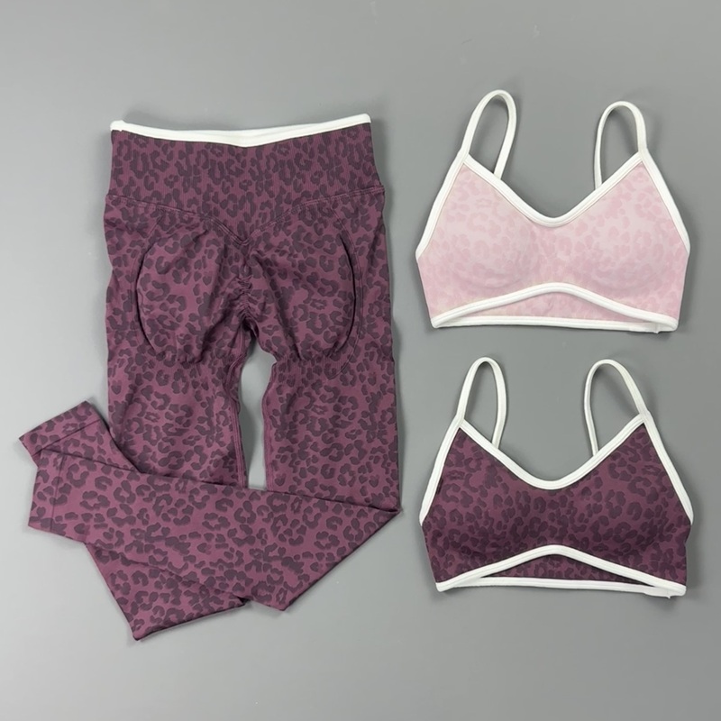 2 Pieces Yoga Set Women Leopar - огляд і ціна Yoga Fitness Kit