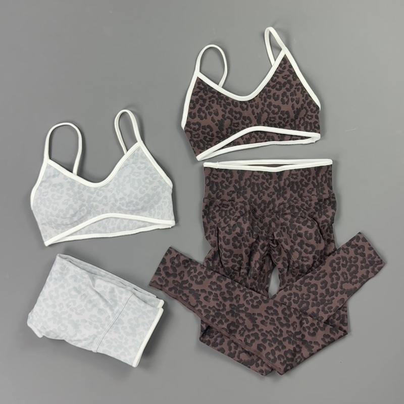 2 Pieces Yoga Set Women Leopar - огляд і ціна Yoga Fitness Kit