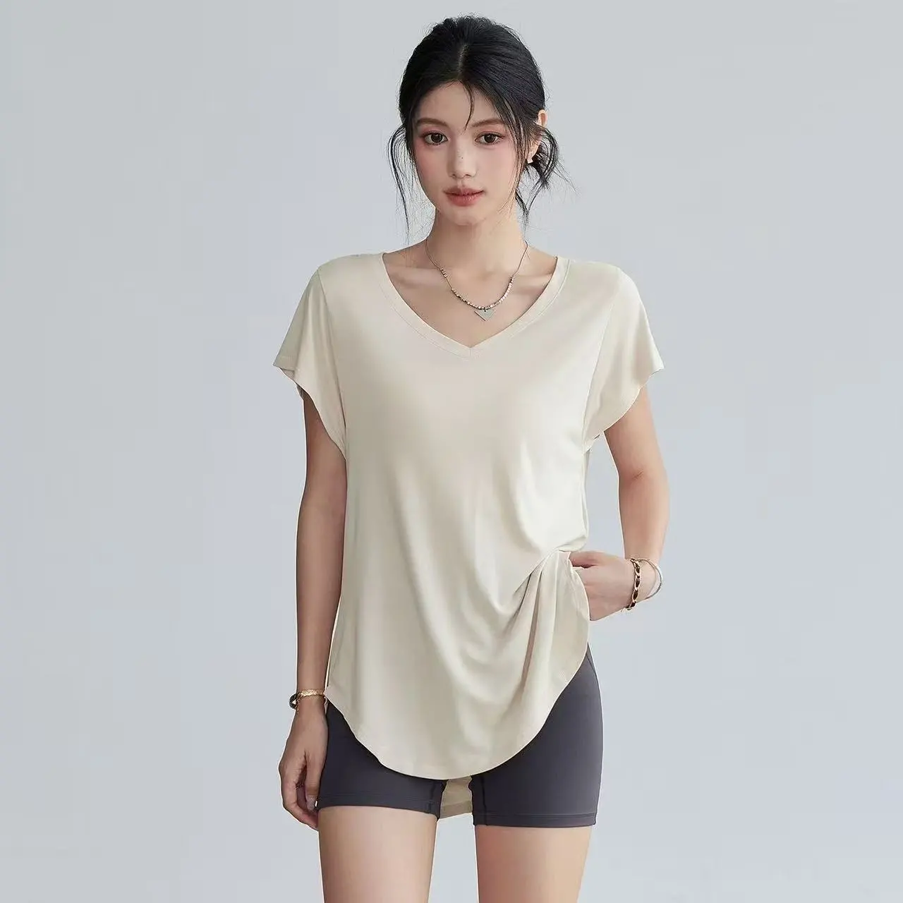 Women's Slimming Round Neck Yo - огляд і ціна Yoga Fitness Exercises